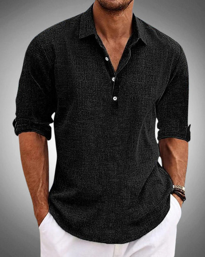 Camisa clássica de algodão Sabbio