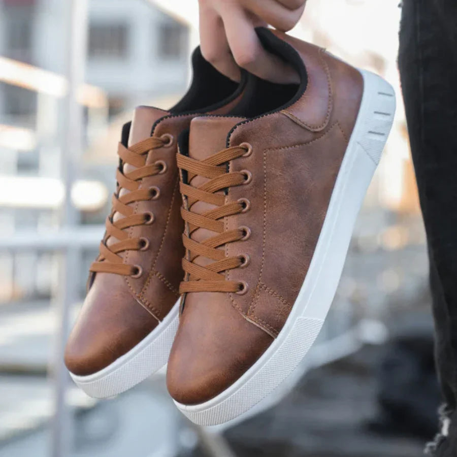 Corrado Klassieke Leren Sneakers