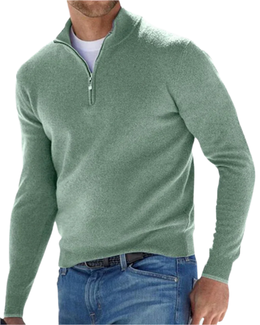 Elegante Zip Sweater